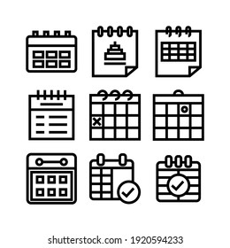calendar event icon or logo isolated sign symbol vector illustration - Collection of high quality black style vector icons

