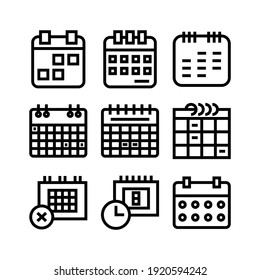 calendar event icon or logo isolated sign symbol vector illustration - Collection of high quality black style vector icons
