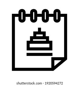 calendar event icon or logo isolated sign symbol vector illustration - high quality black style vector icons
