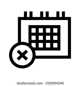 calendar event icon or logo isolated sign symbol vector illustration - high quality black style vector icons

