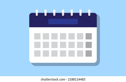 Calendar event icon Schedule, date, day, plan, symbol concept. design element, Vector illustration isolated