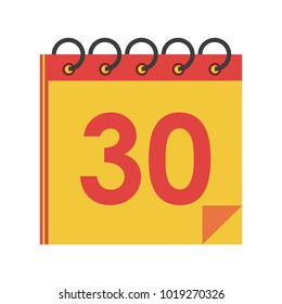Calendar event isolated