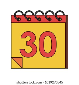 Calendar event isolated
