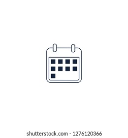 Calendar Event Schedule Icon Symbol Logo Template