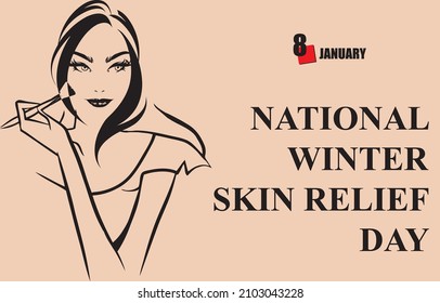 Calendar Event From The Series Of Medicine And Health - National Winter Skin Relief Day