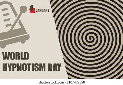 Calendar event from the series of medicine and health - World Hypnotism Day
