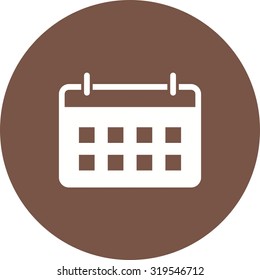 Calendar, event, year icon vector image. Can also be used for wedding. Suitable for use on web apps, mobile apps and print media.