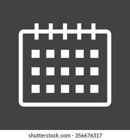 Calendar, event, year icon vector image. Can also be used for office. Suitable for use on web apps, mobile apps and print media.