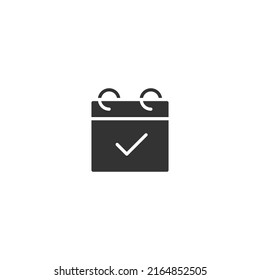 Kalender Füllte Zeile Symbol. lineares Stilzeichen für mobiles Konzept und Webdesign. Kalender gefüllt Linie Vektorsymbol. Symbol, Logo-Abbildung. Vektorgrafik