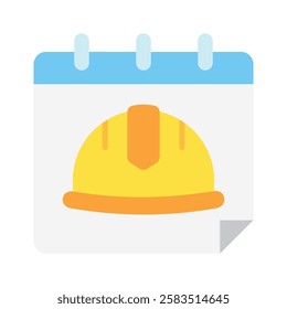 Calendar flat color icon, mini, small illustration. use for modern concept, print, UI, UX kit, web and app development. Vector EPS 10, related to industrial, business, finance, investment.