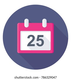 
Calendar Flat Colored Icon
