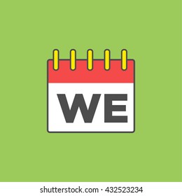 Calendar Flat Design