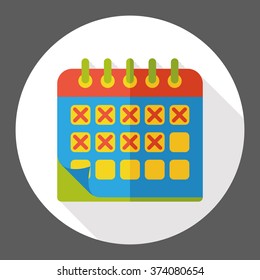 calendar flat icon