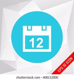 Calendar. Flat icon.