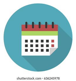 calendar flat icon