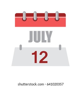 Calendar flat icon