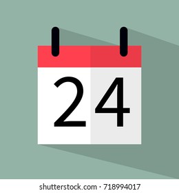 calendar flat icon Christmas