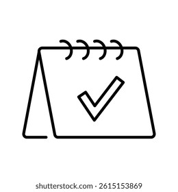 Calendar flat icon . Deadline, calendar notification, reminder organizer. vector illustration, pictogram isolated on white background. color editable
