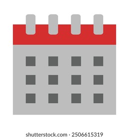Calendar Flat Icon Design For Personal nad Commercial Use