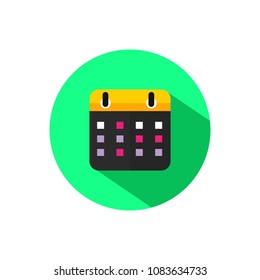 Calendar Flat icon Design Template Vector EPS File