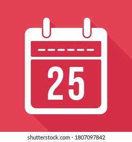 Calendar flat icon design Vector Eps10
