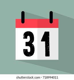 calendar flat icon silvester new years eve