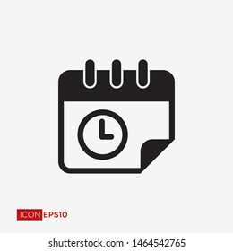 Calendar Flat Icon Vector Illustration