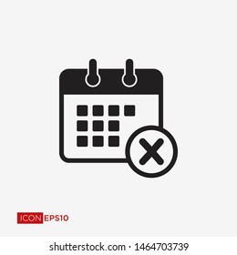 Calendar Flat Icon Vector Illustration