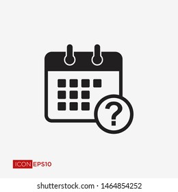Calendar Flat Icon Vector Illustration