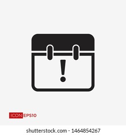 Calendar Flat Icon Vector Illustration