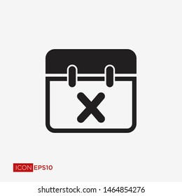 Calendar Flat Icon Vector Illustration