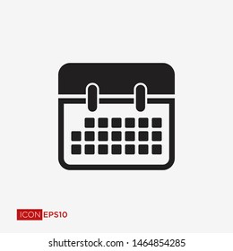 Calendar Flat Icon Vector Illustration