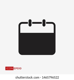 Calendar Flat Icon Vector Illustration