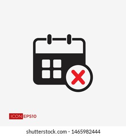 Calendar Flat Icon Vector Illustration