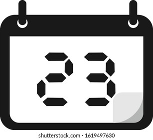 Calendar Flat Icon Vector Illustration