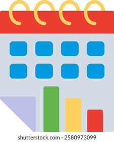 Calendar Flat Illustration Vector Design