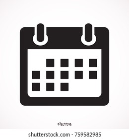 Calendar Flat Mobile Icon 