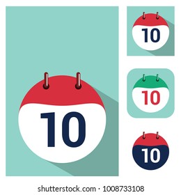 Calendar Flat Vector Icon