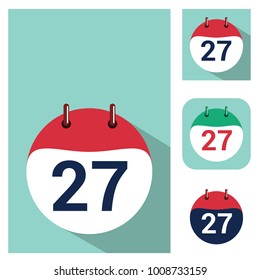 Calendar Flat Vector Icon