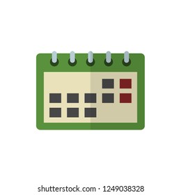 calendar flat vector icon