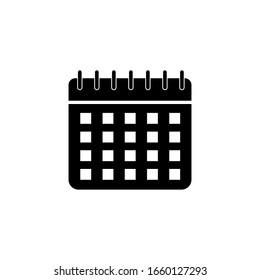 Calendar flat vector icon design.