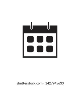 Calendar Flat Vector Icon Illustration Eps10