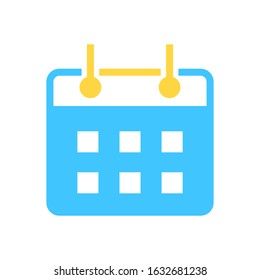 calendar flat vector icon - ui icon vector