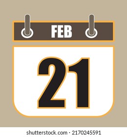 calendar flipping date time day month simple flat vector illustration application app logo icon 3.eps