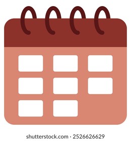 Ilustração de vetor de ícone Freelancer de Calendário