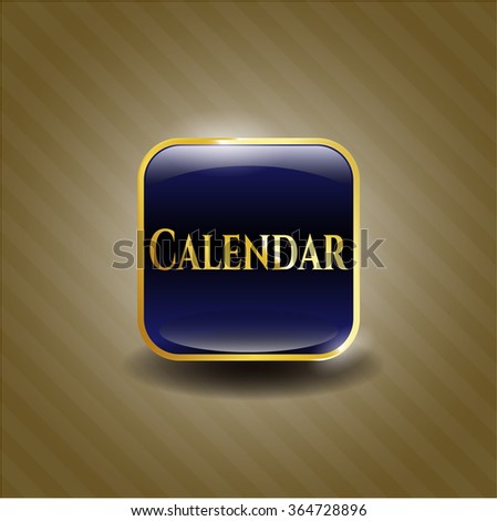Calendar gold badge