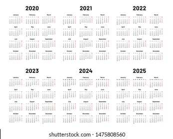 2025 Calendar High Res Stock Images Shutterstock
