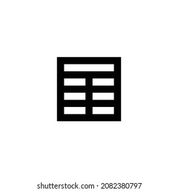 calendar grid pixel perfect icon design. Flat style design isolated on white background. Vector illustration