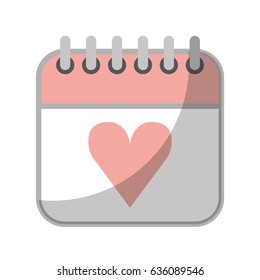calendar with heart icon