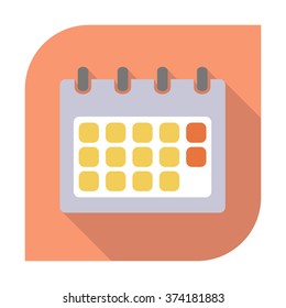 Calendar icon.